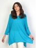 Solid High-Low Long Sleeved Top